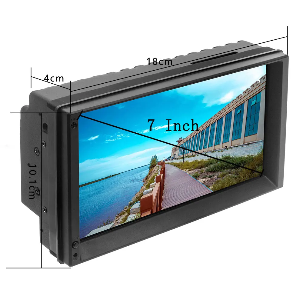 Camecho 2 Din автомобильное радио Android 7 &quotGPS навигация мультимедийный плеер MP5