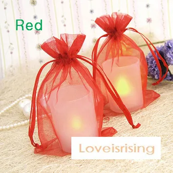 

FREE SHIPPING--100PCS 10x15cm Gold Sheer Organza Wedding Favour Party Gift/Candy Bag