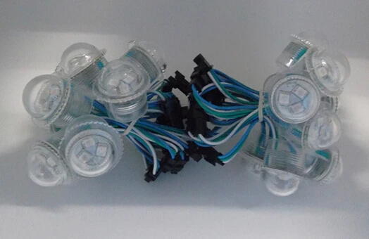 Пиксельная Светодиодная лампа WS2811 IC 100 шт./лот 26 мм полноцветная