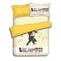 japanese anime attack on titan eren jaeger bed sheets bedding sheet bedding sets bedcover quilt cover pillow case 4pcs