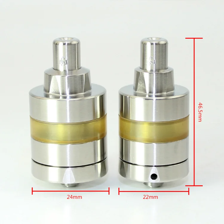 Новый SXK стиль Kayfun Lite RTA 22 мм 24 MTL нержавеющая сталь 2 мл PEI TANK DIY обслуживаемый