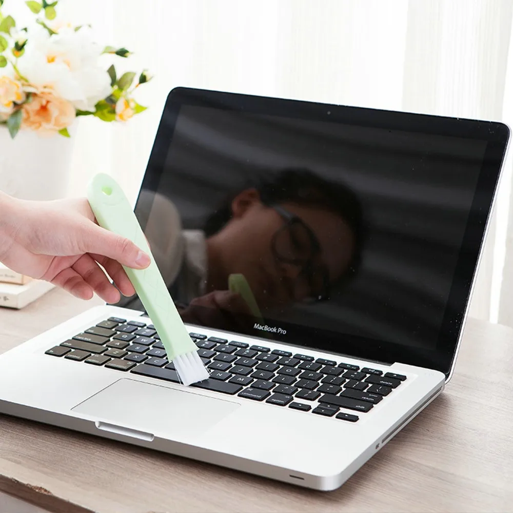 Многофункциональная щётка для окон 2 в 1 с пылевым экраном клавиатурой ящиком