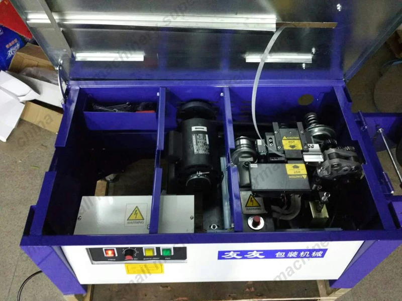 Высокое качество низкая цена полу-matic деревянная связывающая картонная коробка упаковочная машина, машина для кромки картонных коробок