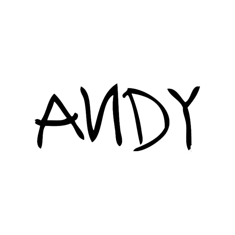 18 3*7 5 см мультфильма История игрушек ANDY фирменные милые Виниловая пленка для
