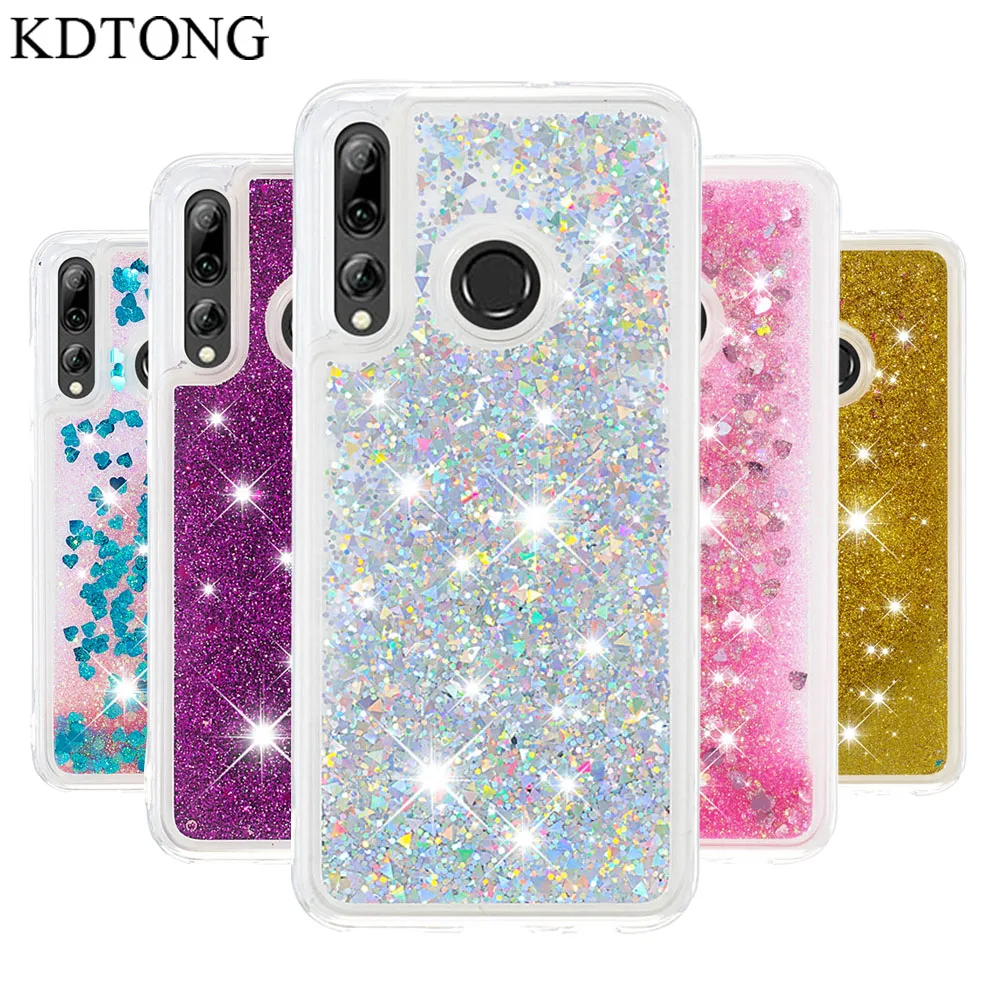 

Phone Case For Huawei P Smart Z Case Cover For Huawei Y9 Prime 2019 Case Glitter Liquid Transparent Soft Silicone TPU Cover Capa