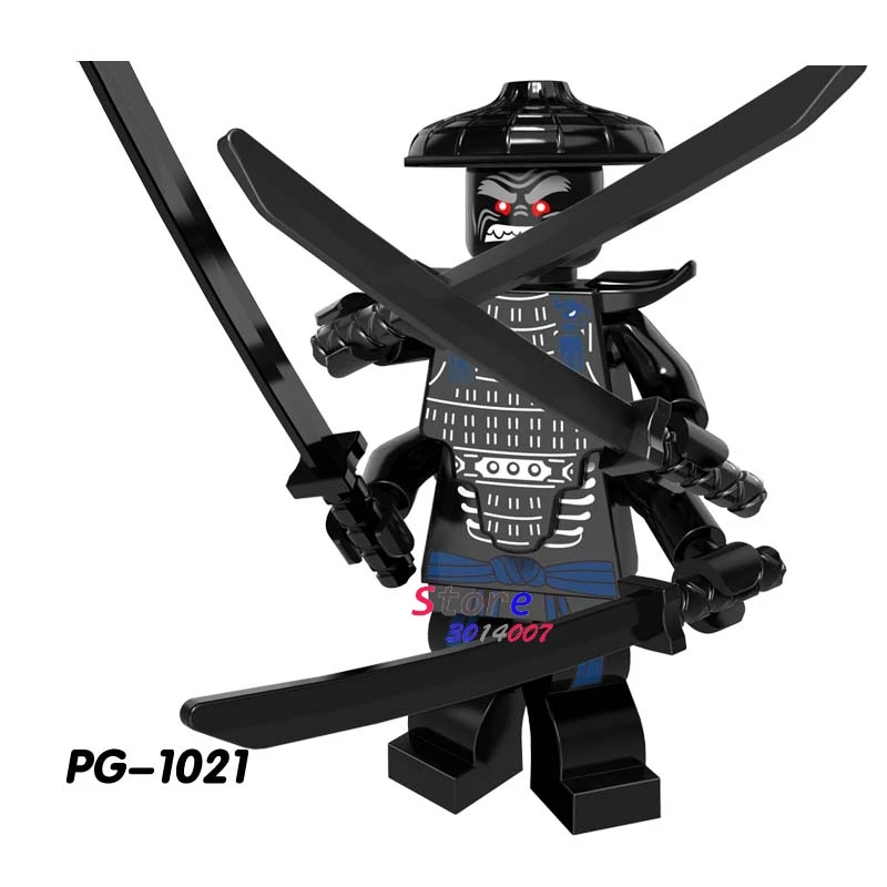 Один фильм Nya Sensei Wu Flashback Garmadon N-POP девочка Акула Рыбак строительные блоки кирпичи игрушки для детей - Цвет: pg1021