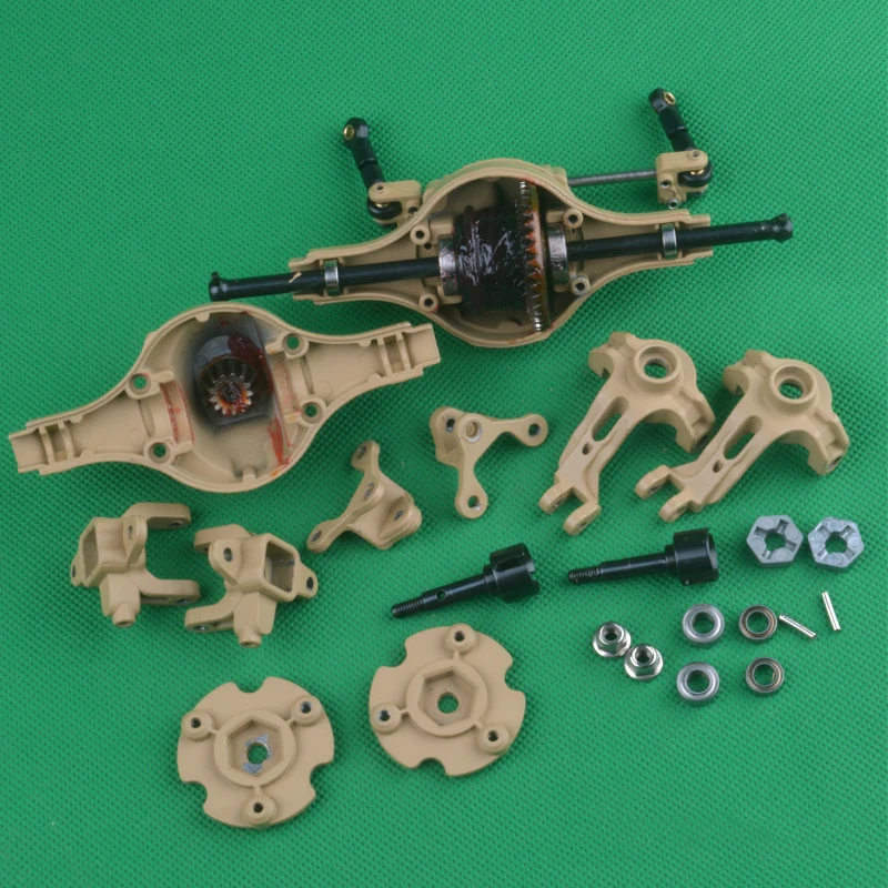 HG P801 P802 1/12 8X8 RC High imitatlon США военный грузовик запасные части через задний мост в