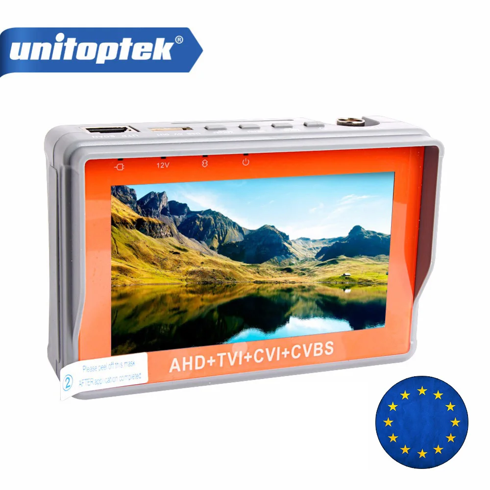 5MP AHD CCTV тестер 4 в 1 для TVI CVI CVBS аналоговая камера системы безопасности монитор с 3