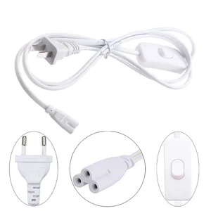 180 см 30 см T5 T8 3-контактный светодиодный трубчатый Соединительный кабель провод, T5 T8 Удлинительный шнур для встроенсветодиодный светодиодной флуоресцентной светильник пы