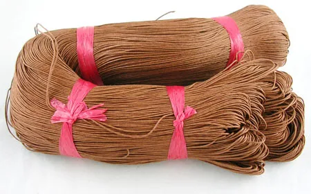 Хлопковый Воск Шнур Sienna 1 мм в диаметре около 430 м/пачка|cotton wax cord|waxed cordwaxed cotton cord |