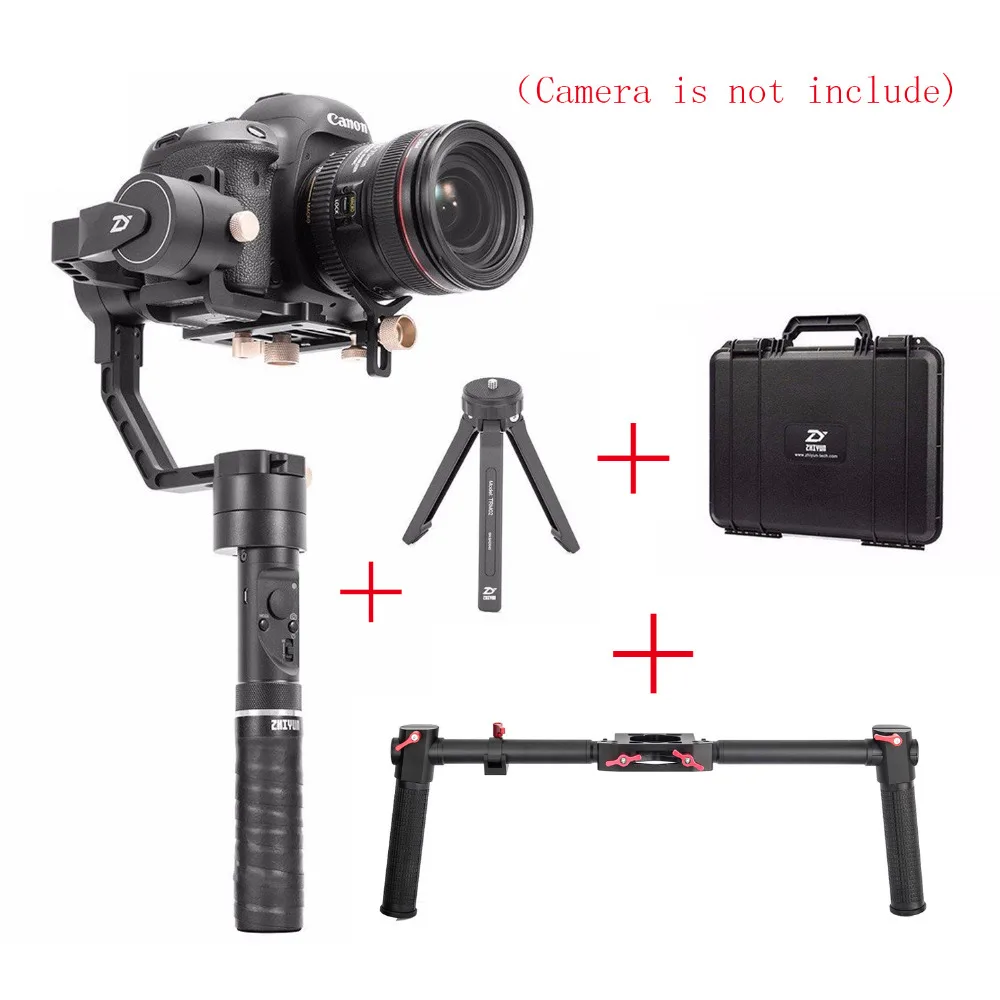 Zhiyun Crane Plus 3 осевой Ручной Стабилизатор для Sony Canon DSLR Camera POV 2 5 кг Полезная нагрузка