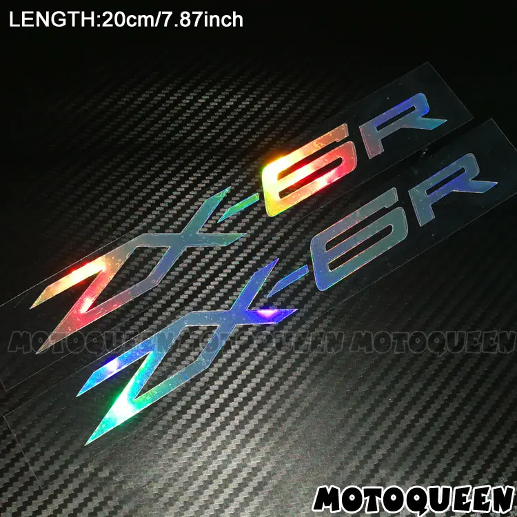 

Motorcycle Reflective Laser Helmet Tank Pad Decoration Sticker Motorbike Decals for Kawasaki ZX-6R ZX-9R ZX-10R ZX6R ZX9R ZX10R