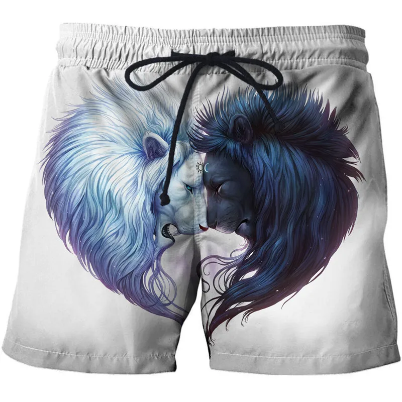 

Galaxy Deer 3D Printer Men Shorts Plus Size Breathable Beach Brand Clothing Loose Homme Shorts Quick Dry Polyester Trousers Drop