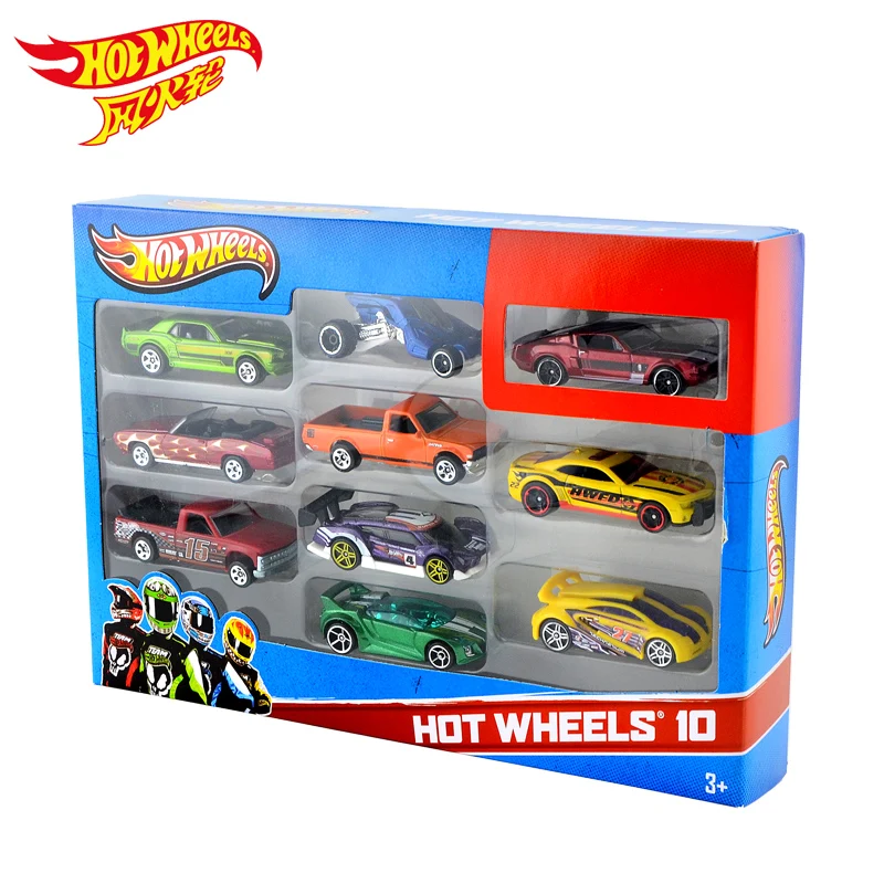 Hot Wheels 1: 64 мини-модель трек ESS BSC 10 автомобильный комплект игрушек для детей Diecast Hotwheels 54886 модели автомобилей подарок на день рождения для детей