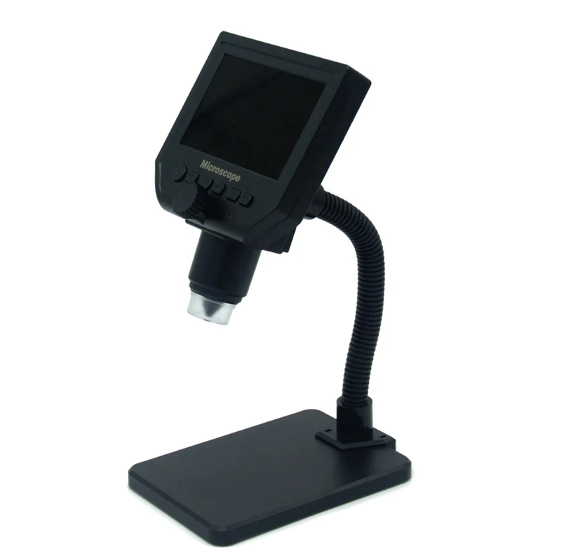 Портативный USB цифровой микроскоп с ЖК-дисплеем 1-600X 3.6MP 4,3 дюймов светодиодный процессор для BGA Reballing Phone Pcb Материнская плата ремонт