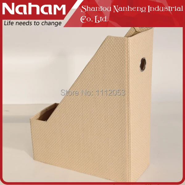 NAHAM Weave Paper folding desktop book Storage File Holder Magazine Organizers | Канцтовары для офиса и дома