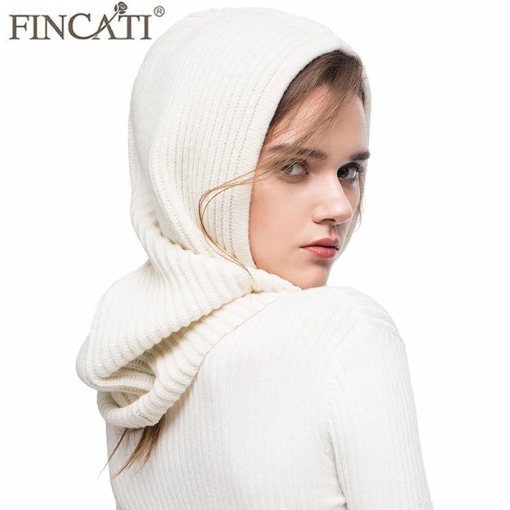 

Шапочки шапки шапка Балаклавы кашемировые смешанные шапки на шнурке черные белые мягкие удобные уличные шарфы с капюшоном для велоспорта т...