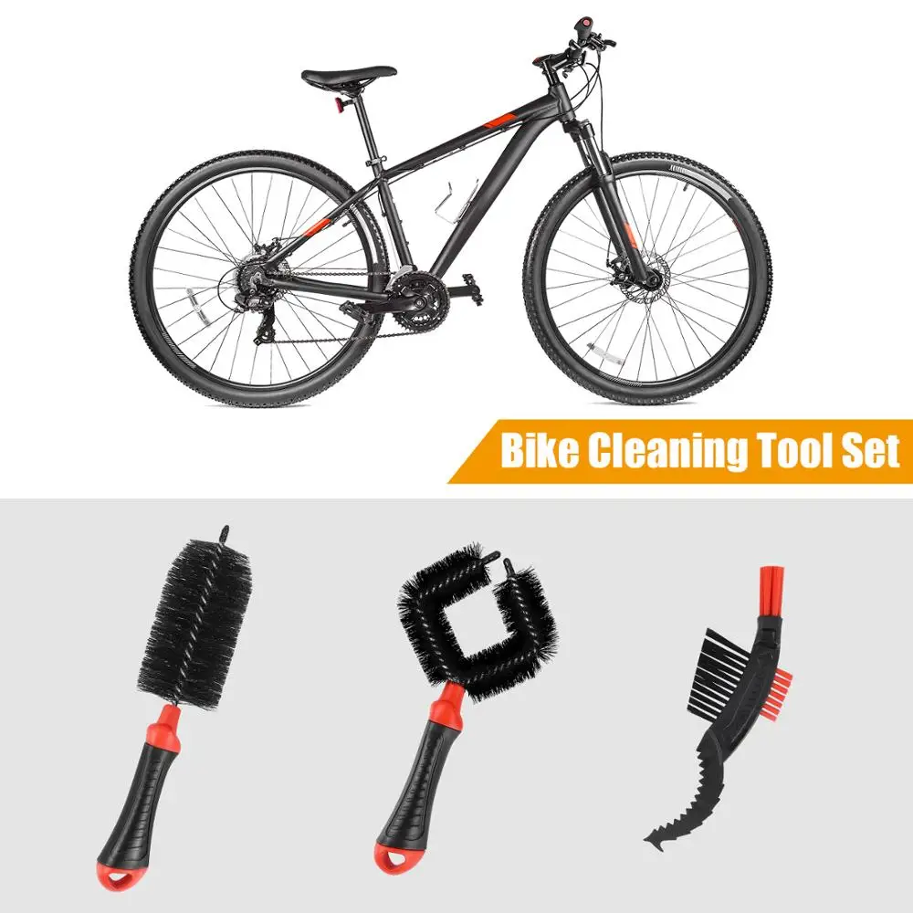 Инструмент для очистки велосипеда WEST BIKING 3 в 1 инструмент цепи щетка велосипедных