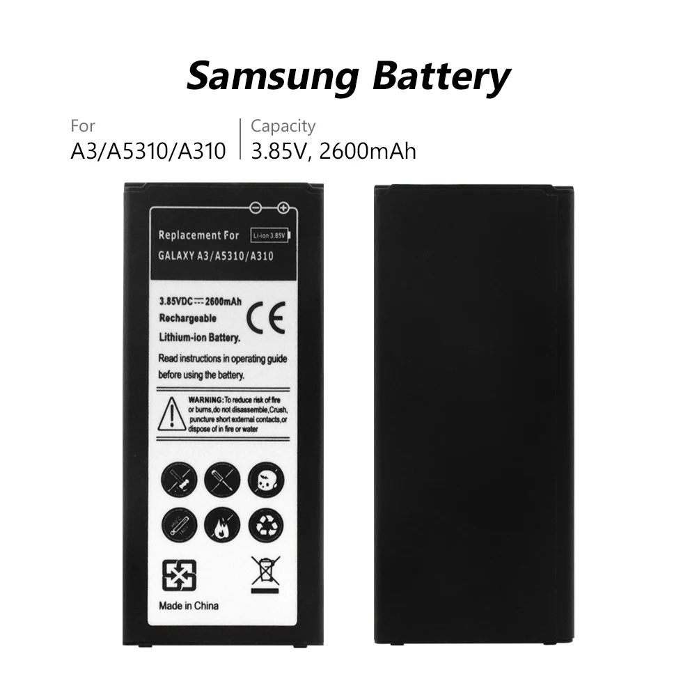 Сменная батарея для телефона аккумулятор Samsung GALAXY A3 2016 Edition A310 A5310A A310F A310M A310Y A310F/DS