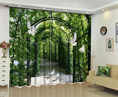 11 Цветущая вишня, Затемненные 3D шторы, набор для спальни, гостиной, офиса, отеля, дома, стены, декоративная драпировка, гобелен - Цвет: 11
