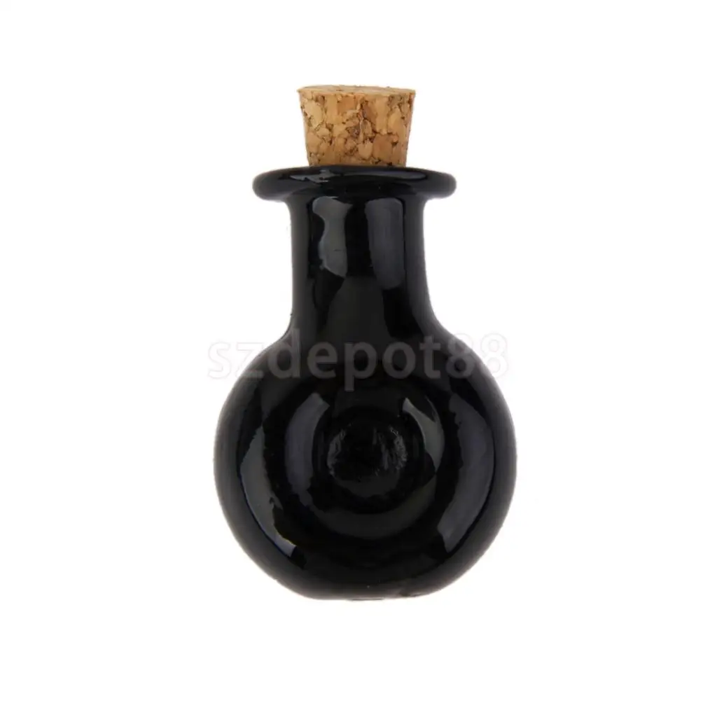 10 мини стеклянных пробковых бутылок XO Winebottle баночки бутылочки с надписью Wish
