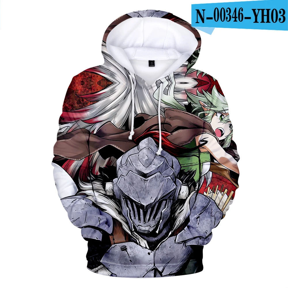 3D Модные толстовки Goblin Slayer Comic fashion Горячие 3D толстовки для мужчин и женщин Осень Зима повседневные Goblin Slayer толстовки с изображением героев комиксов - Цвет: 3D