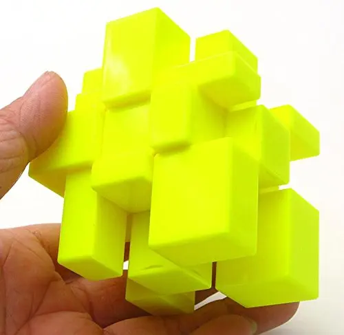 Cuber speed Qiyi зеркало зеленый/желтый 3x3x3 волшебный куб Qiyi зеленый/желтый 3x3 зеркальные блоки скоростной куб