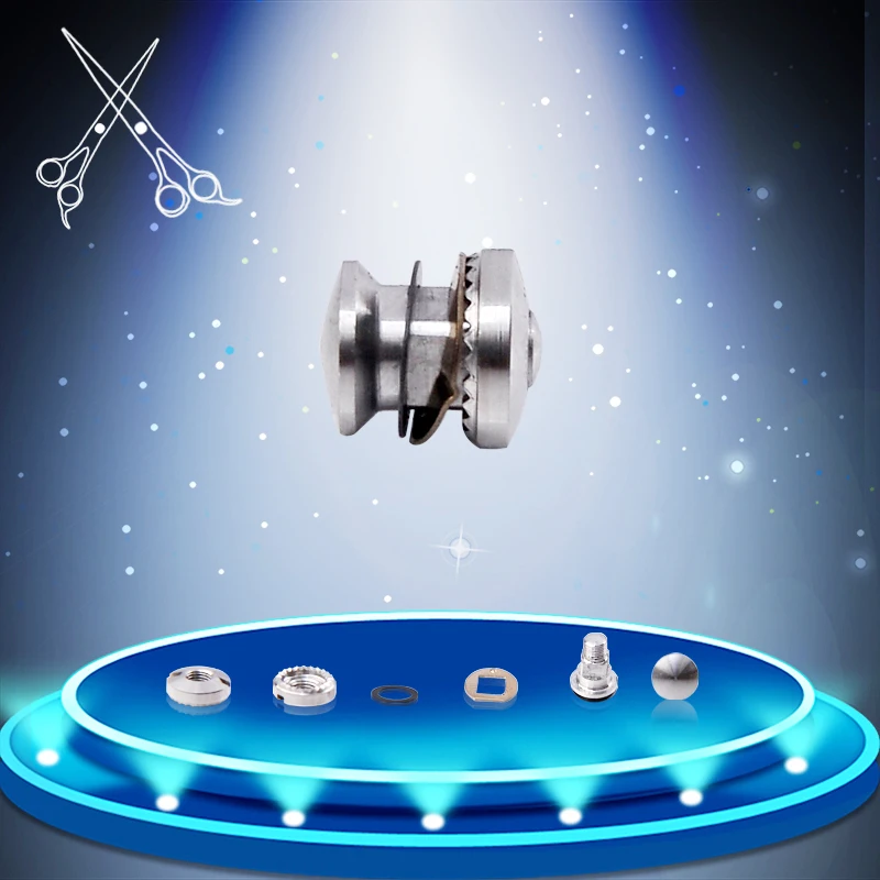 10 компл./лот ножницы для волос из нержавеющей стали детали Tornillo винт подшипника