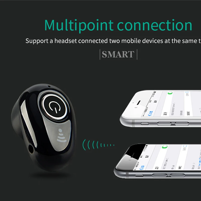 Мини наушники в ухо скрытая гарнитура для телефона iOS/Android Bluetooth 4 1 бизнес разговор