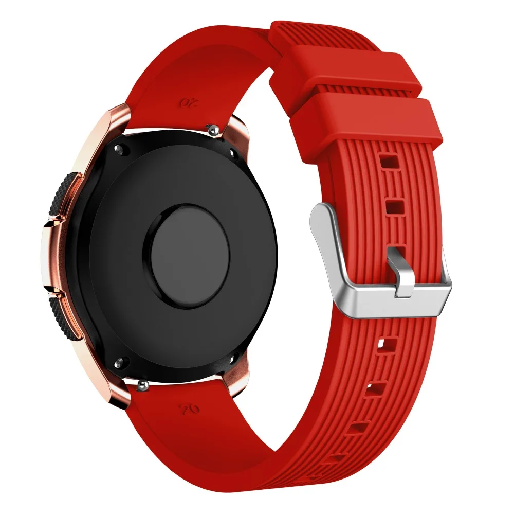 20 мм спортивный силиконовый ремешок для часов Samsung Galaxy Watch 42 46 Gear Sport/Gear S2
