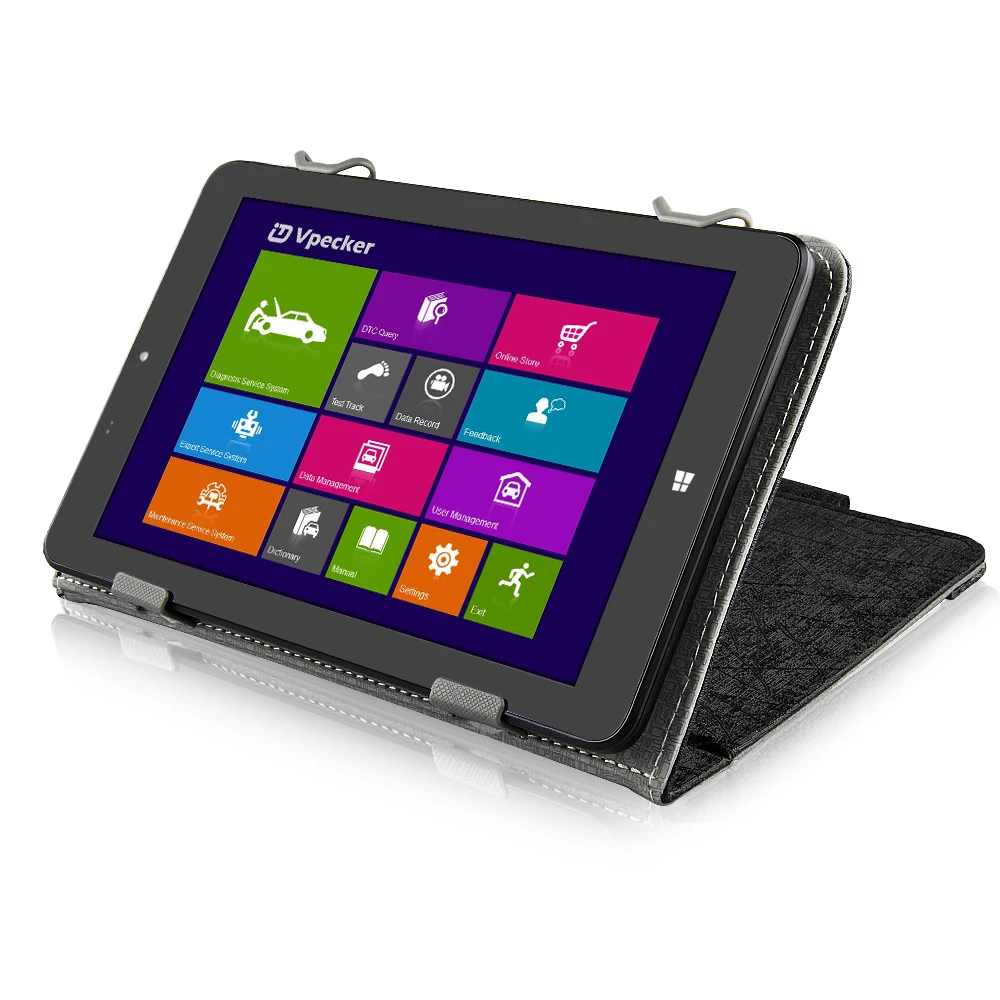 2018 vpecker Easydiag V10.6 OBD 2 Автомобильные сканер OBD2 Wi-Fi Автосканер + 8 дюймов Windows 10 Tablet