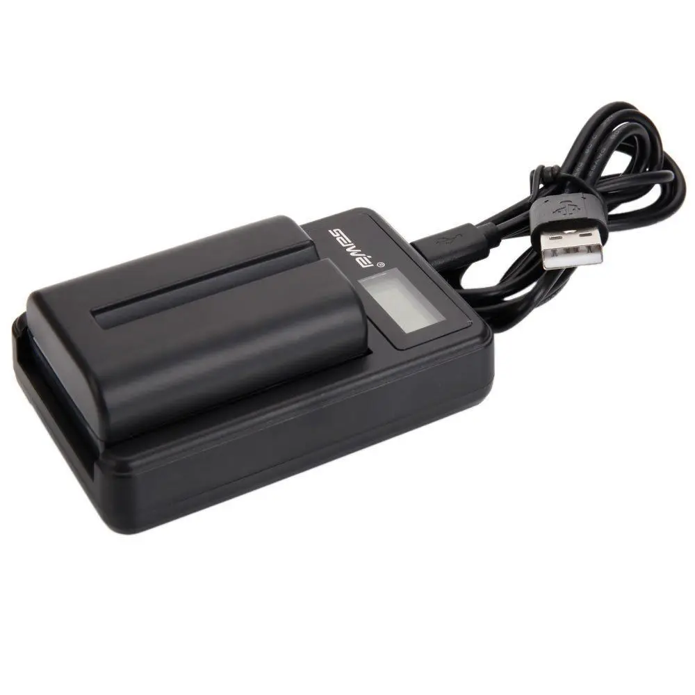 USB Батарея Зарядное устройство для sony NP-FM50 FM70 FM90 QM71D 91D NP-F500H NP-F550 F570 | Электроника
