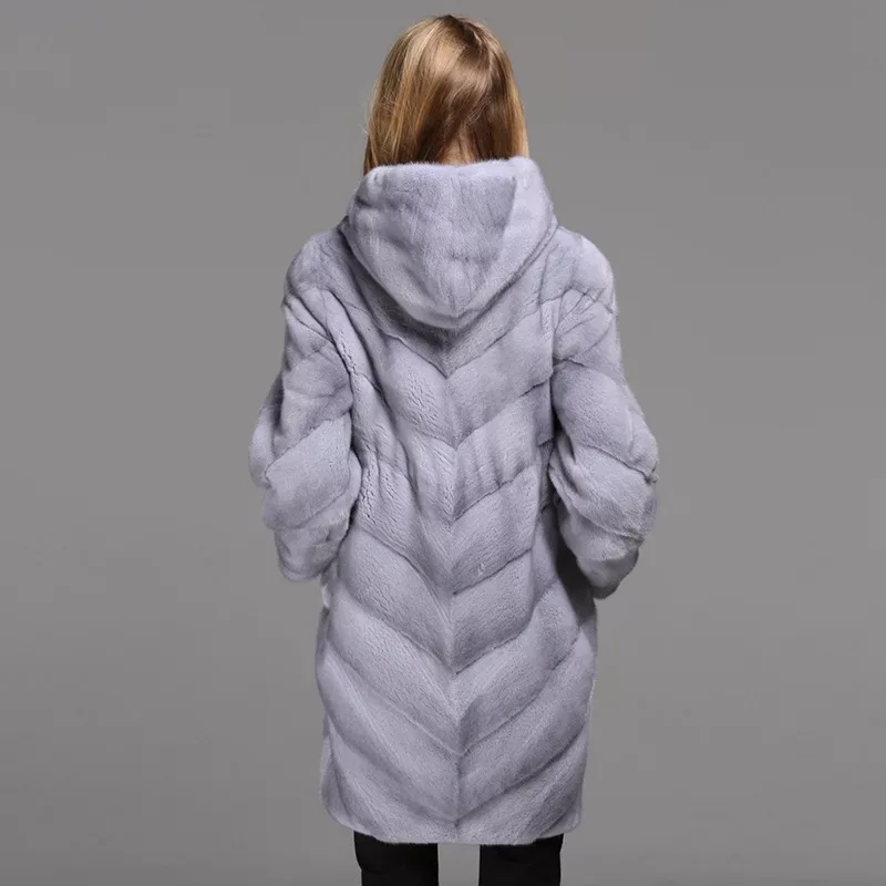 2021 брендовая роскошная женская куртка из натурального меха норки длинный стиль с