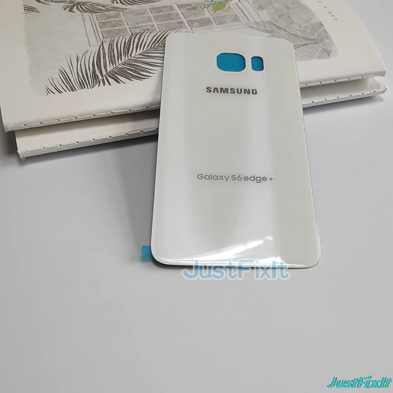 Для SAMSUNG Galaxy S6 + edge plus G928 G928F задняя крышка для аккумулятора стекла Корпус чехол