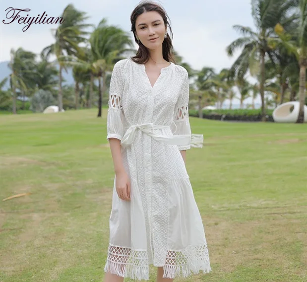 

New embroidered dress for 2019