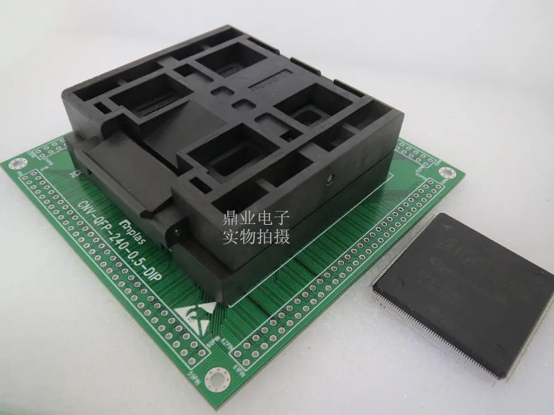 Clamshell TQFP240/DIP QFP240 FPQ 240 0.5 02 QFP 02/03 ENPLAS IC адаптер для горения испытательное место