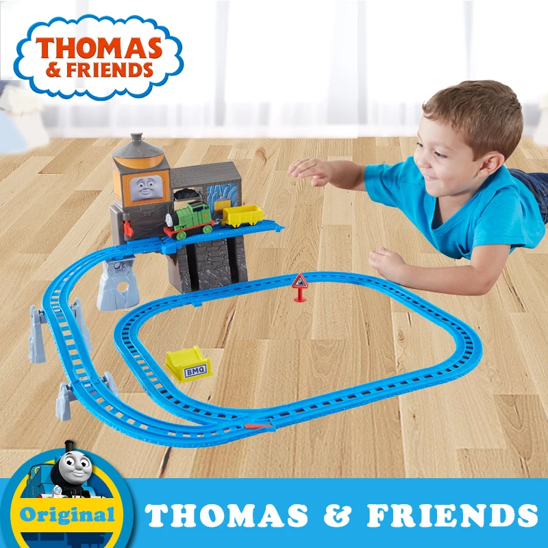 

Anime Educational Thomas & Friends Rail Toy Diecast Mini Train Track Brinquedos DFL92 Thomas For Children Birthday Gift