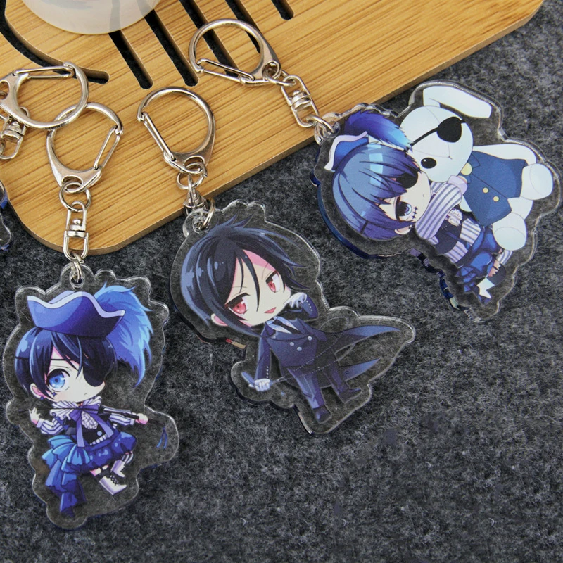Аниме Черный дворецкий Ciel Phantomhive Себастиан · микаелис фигурка Косплей акриловый