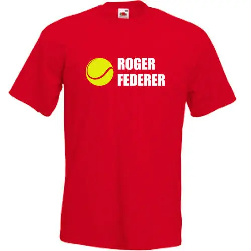 Roger Federer Tennis Уимблдон смешная футболка американский Австралийский открытый
