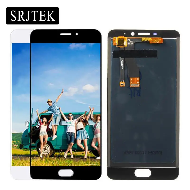 Srjtek LCD для Meizu M5 Note M621H M621Q M621M M621C дисплей кодирующий преобразователь сенсорного