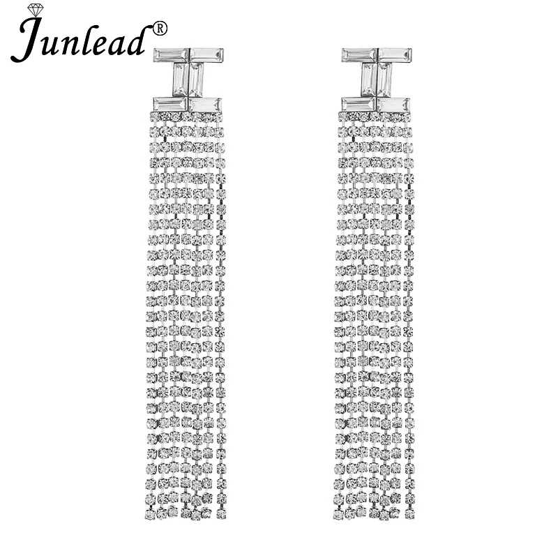 Junlead хит продаж богемные длинные цепочки серьги с кисточками винтажные Роскошные