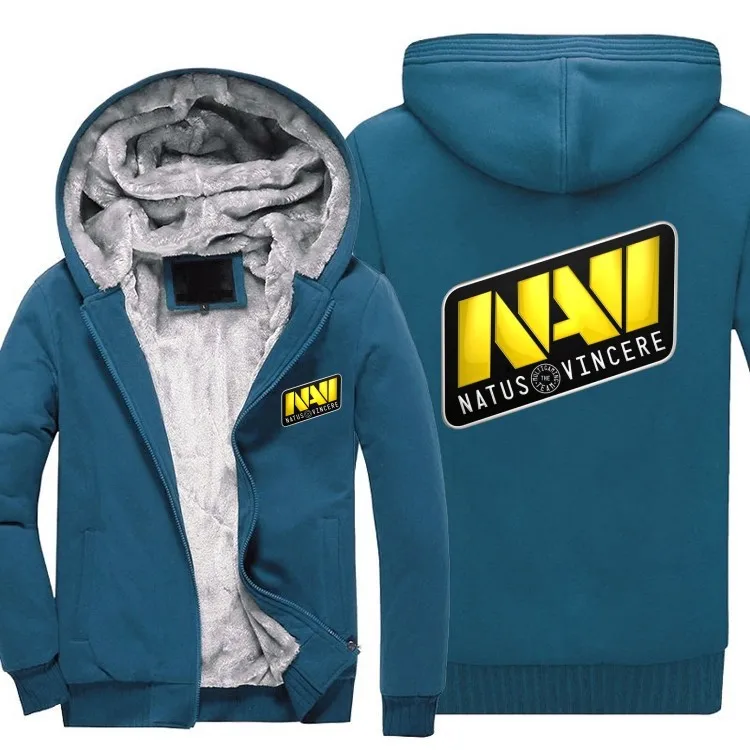 2018 Новый Для мужчин зима-осень толстовки natus vincere узор флисовое пальто Бейсбол