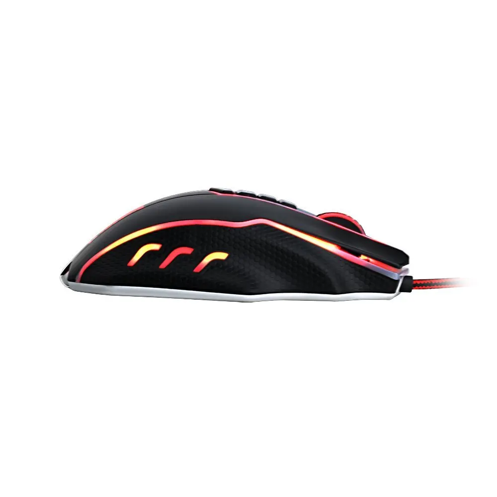 Игровая лазерная мышь Redragon M802 TITANOBO проводная USB с 10 программируемыми 24000 DPI RGB