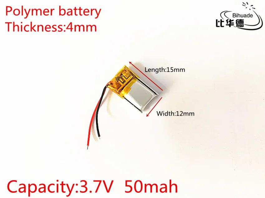3 7 V 50 mAH 401215 PLIB полимерный литий ионный/литий ионный аккумулятор для GPS mp3 mp4 mp5 dvd