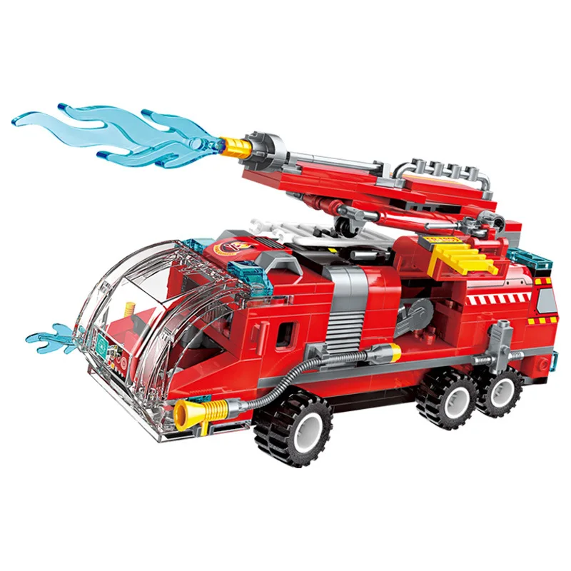 8В1 313 шт детские строительные блоки игрушки Совместимые Legoingly city Jet fire truck фигурки