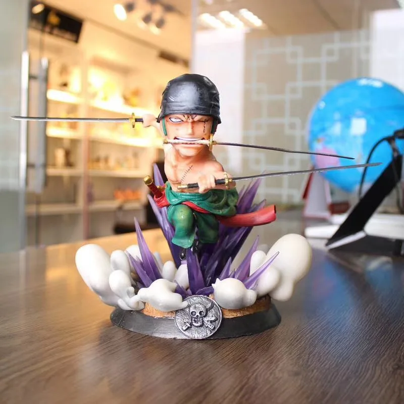 

One Piece Zoro Roronoa Zoro GK Monkey D Luffy 20CM PVC Action Figure Model Doll Toys