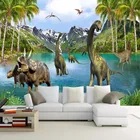 3D Фэнтези Настенные обои Юрского периода Динозавр Эра большая роспись для детской гостиной диван спальни ТВ фон настенные фотообои бумага