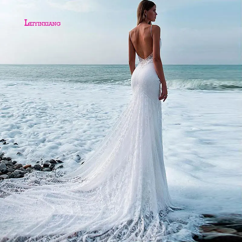 LEIYINXIANG Новое поступление популярное свадебное платье невесты Vestido De Noiva Sereia халат