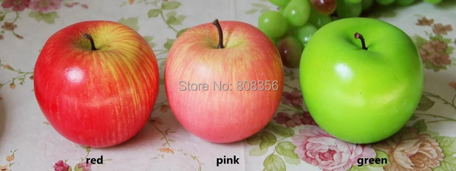 20 шт 8 см/3 15 &quotИскусственное Яблоко фрукты имитация овощей Модель Apple реквизит