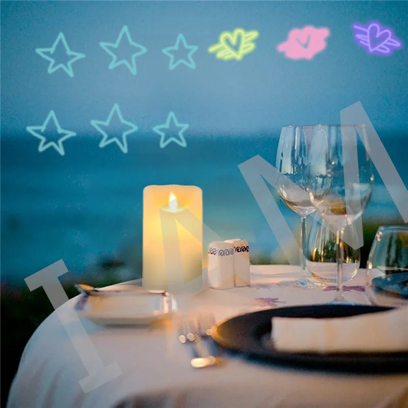 Электронный Беспламенного горит свеча + 10 ключи Дистанционное